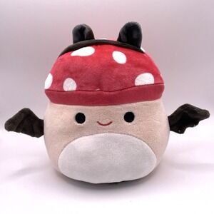 Squishmallows Flip a Mallows Joldy Bat‎ and Malcolm Mushroom 5" Plush Kellytoy